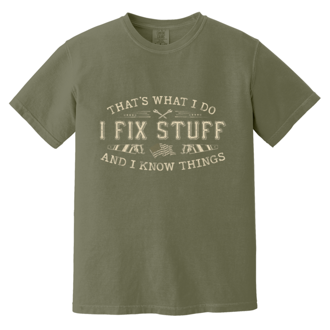 That's What I Do I Fix Stuff And I Know Things Funny Men Dad T-Shirt