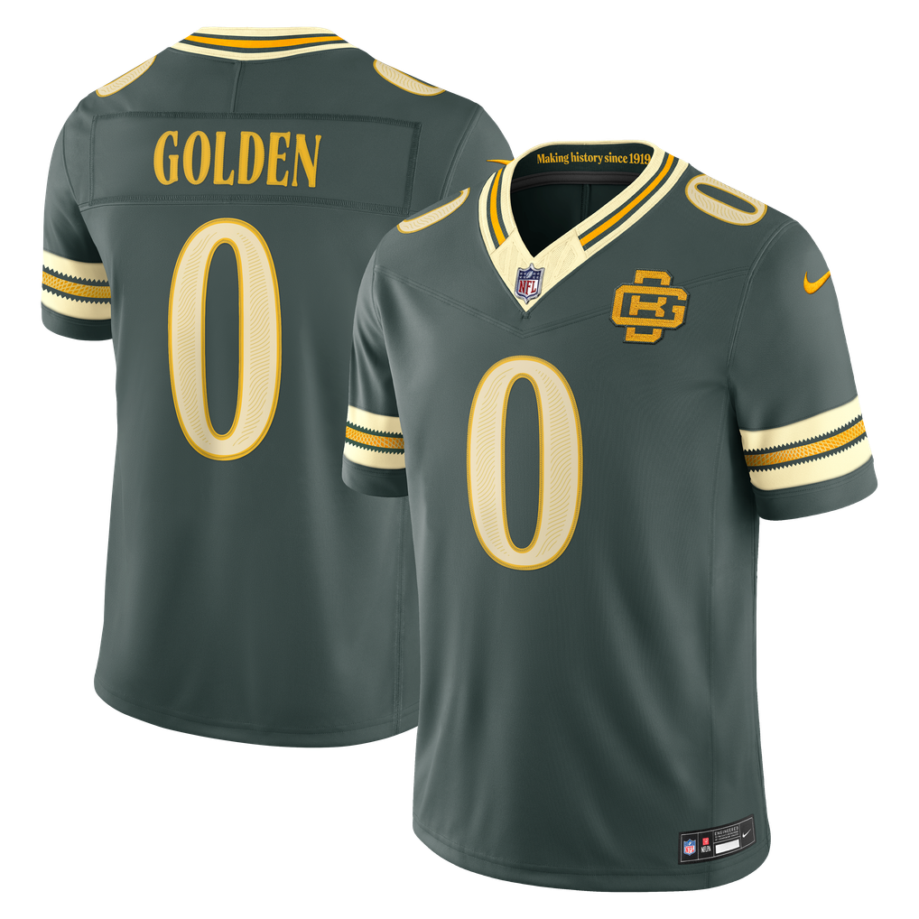 Green Bay Packers Jersey 2026 Rivalries Collection Stitched Limited Jersey - Green