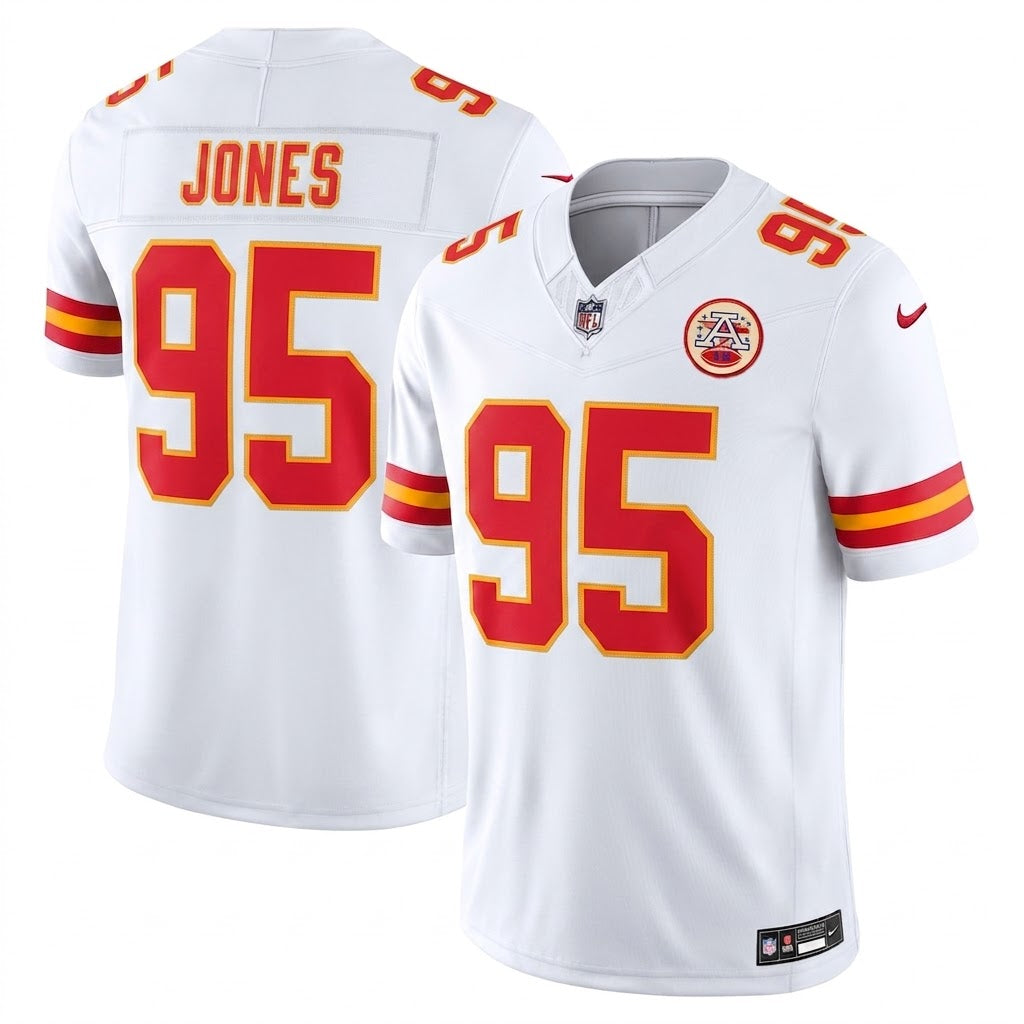 Kansas City Chiefs Jersey Away Jersey 2026 White