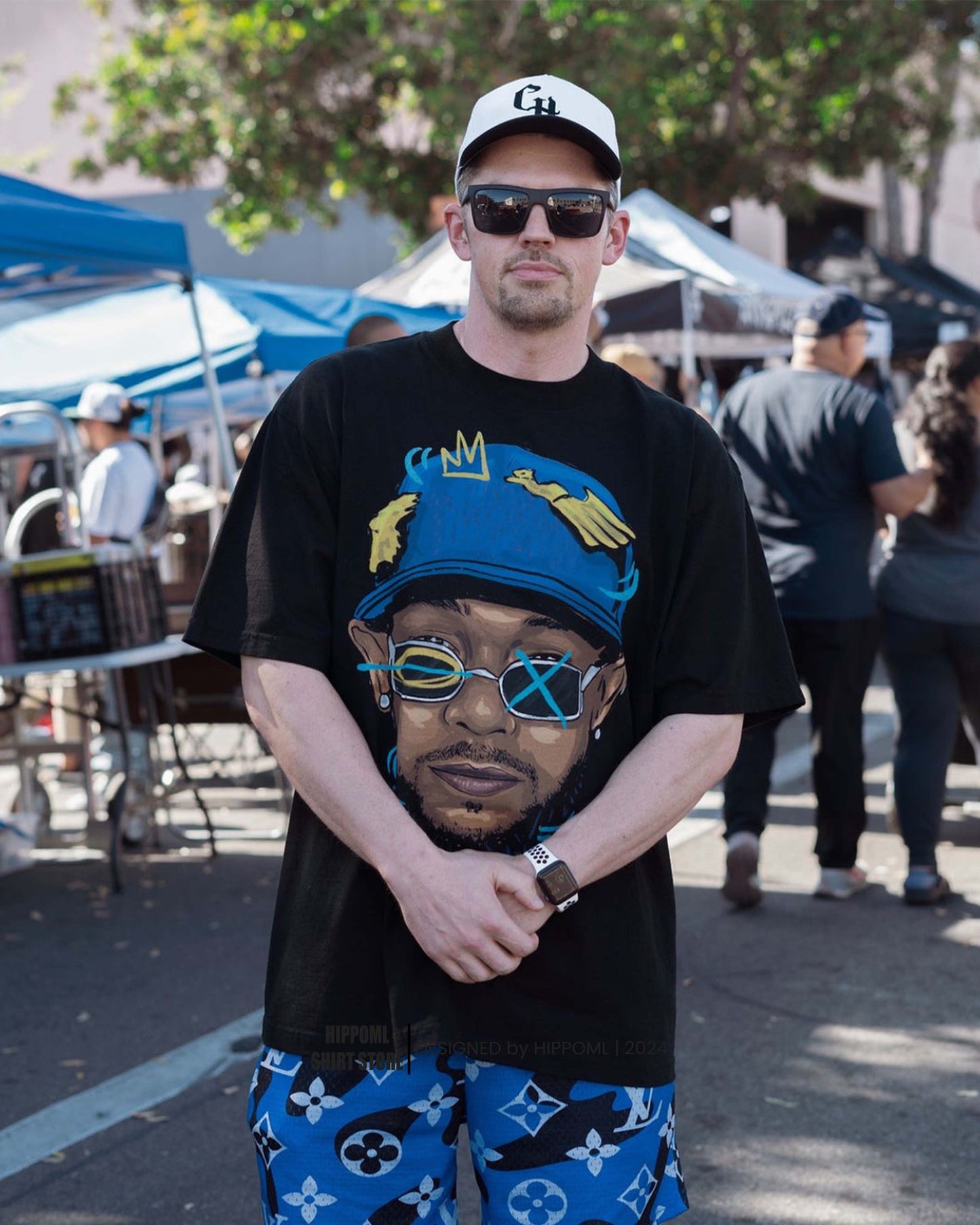 "Kendrick" Big Face Art T-Shirt