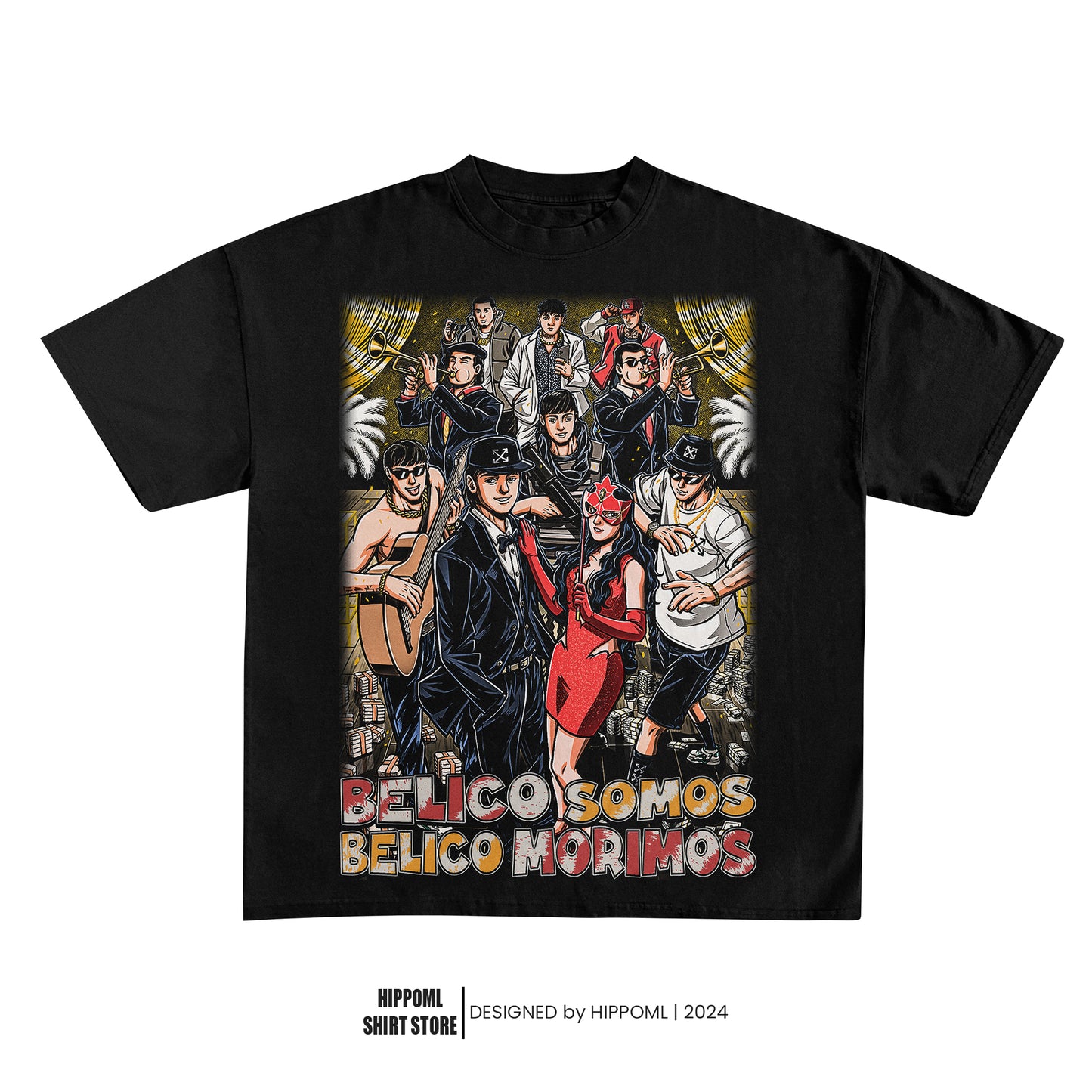 PESO PLUMA -BELICO SOMOS GRAPHIC TEE