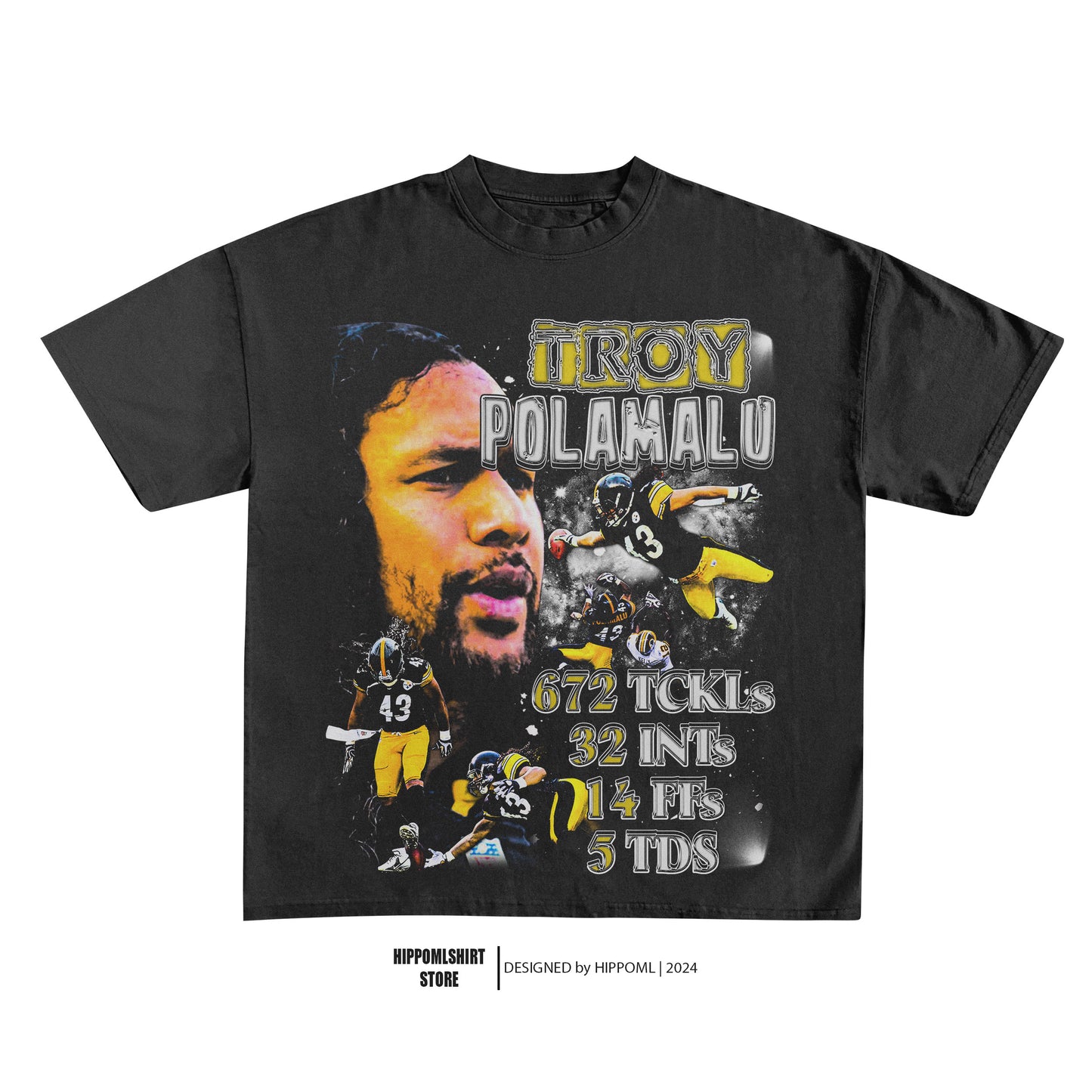 TROY POLAMALU TEE