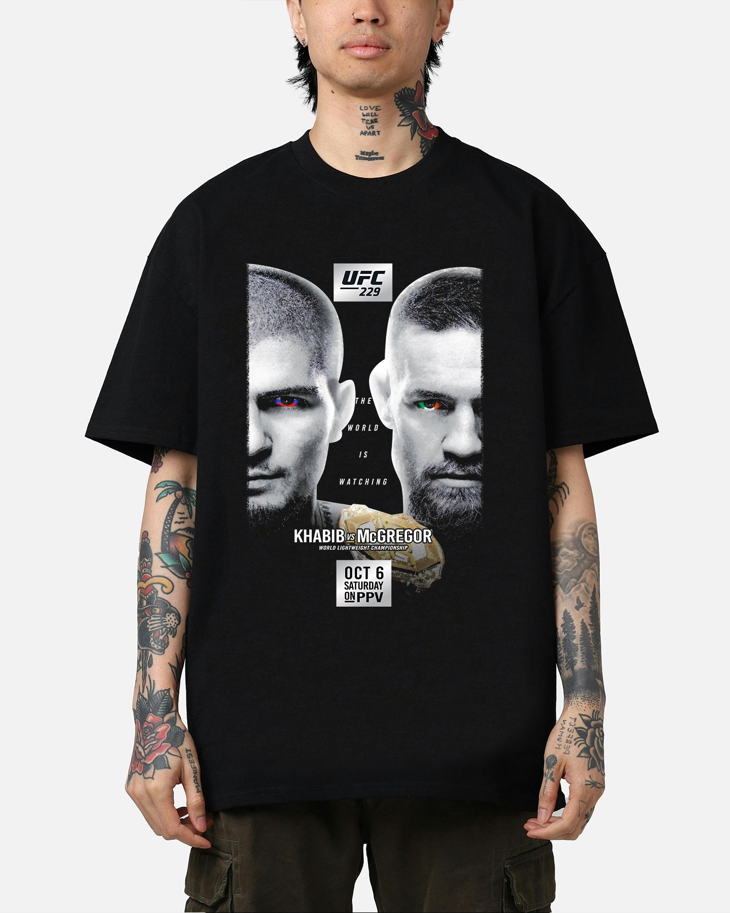 UFC Khabib VS McGregor Face-Off T-Shirt