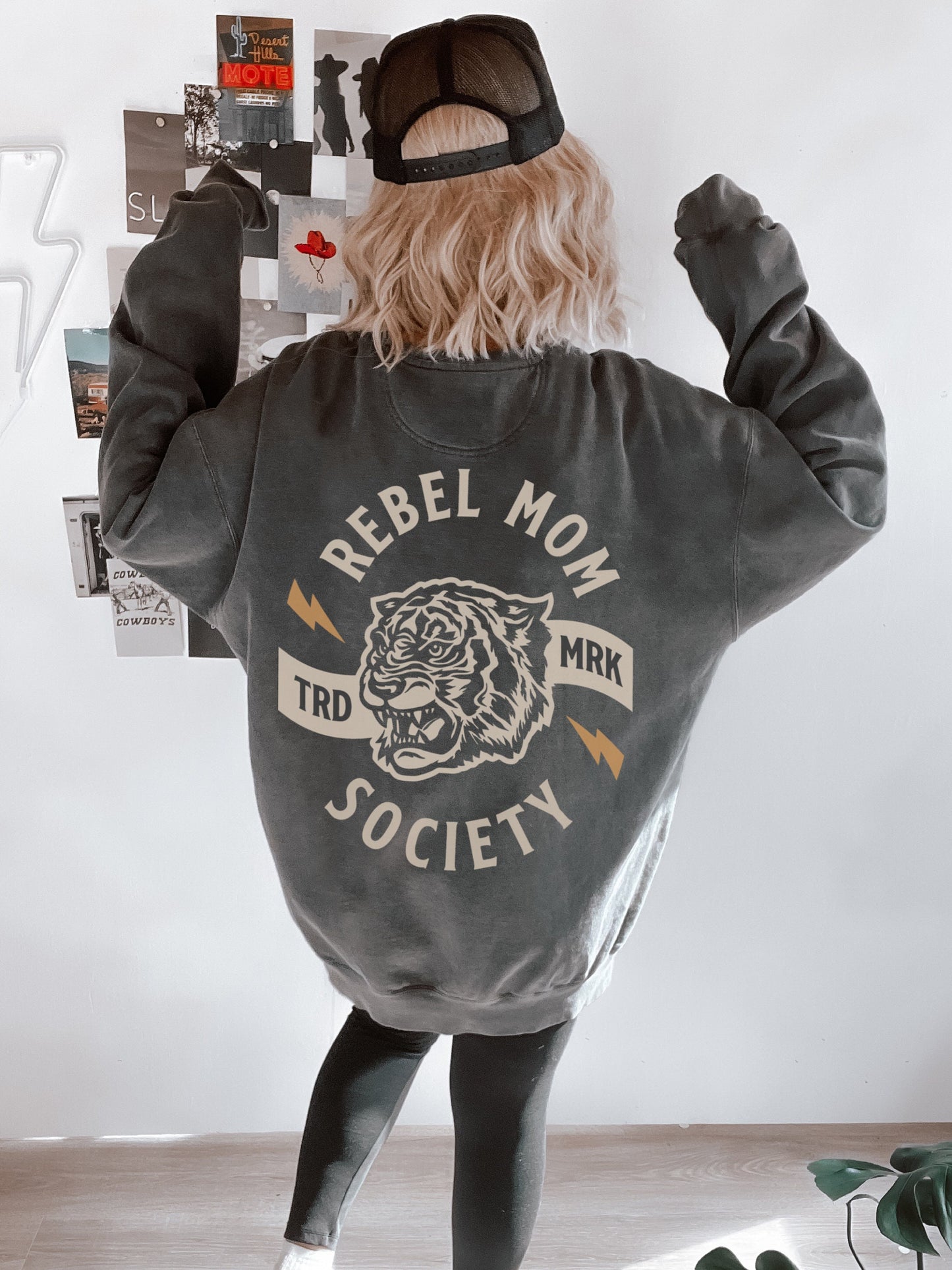 Rebel Mom Society Vintage Sweatshirt