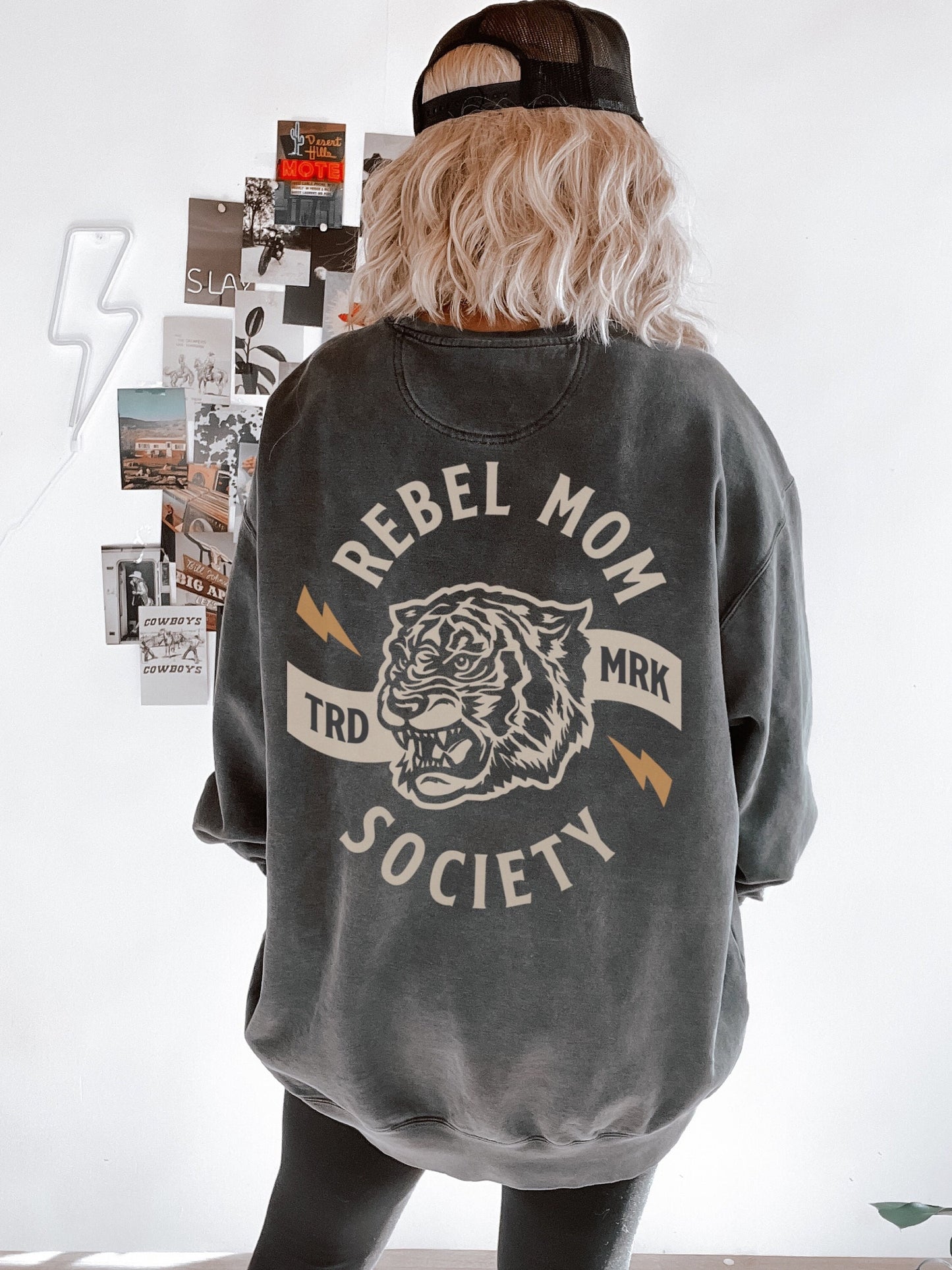 Rebel Mom Society Vintage Sweatshirt