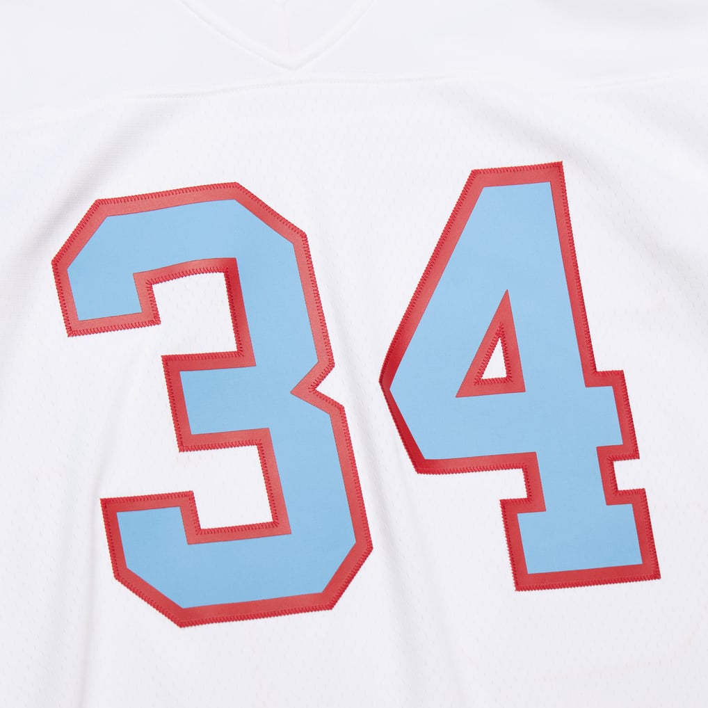 Tennessee Oilers White Earl Campbell Oilers 1979 Replica Jersey