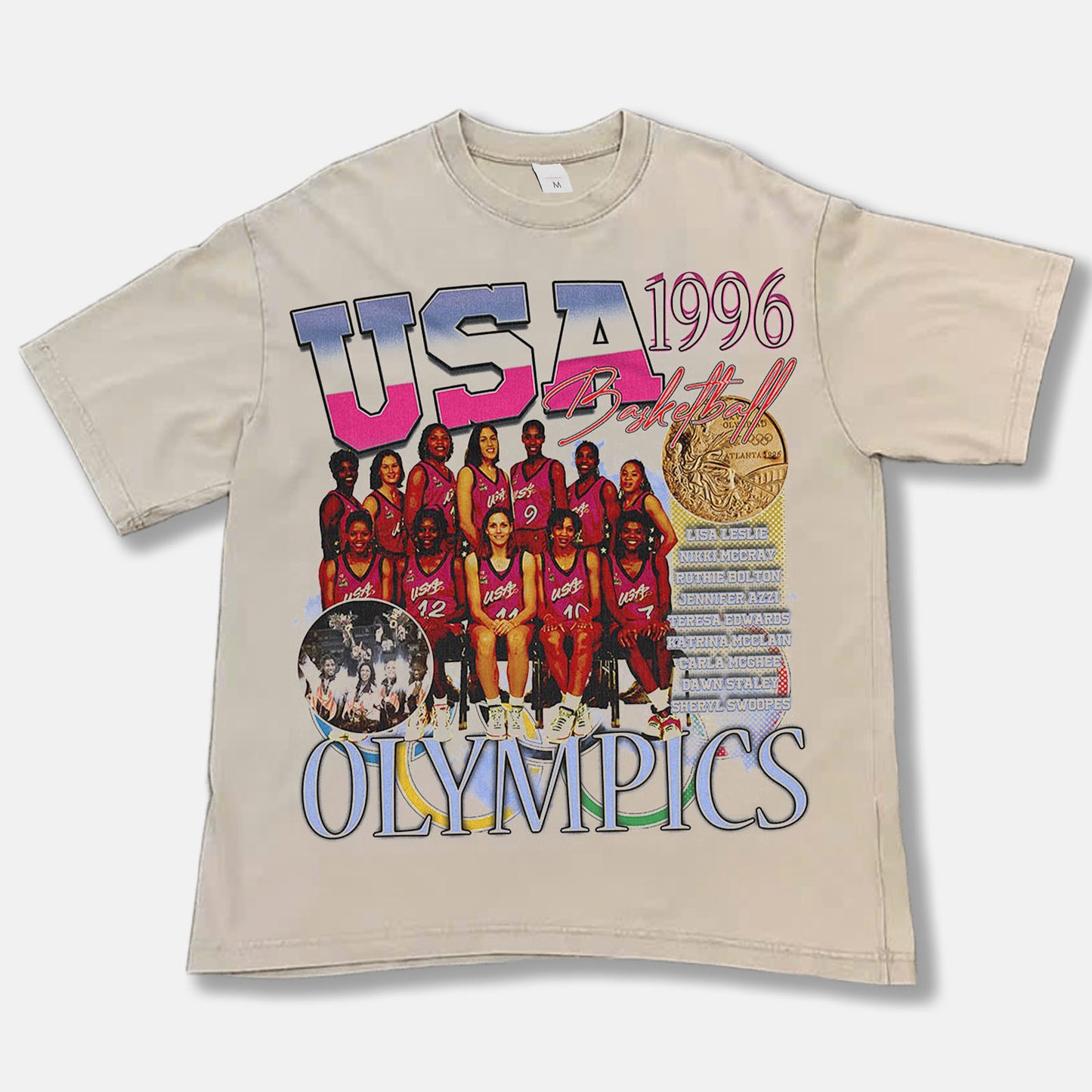 1996 USA Women’s Olympic Font Graphic Tee