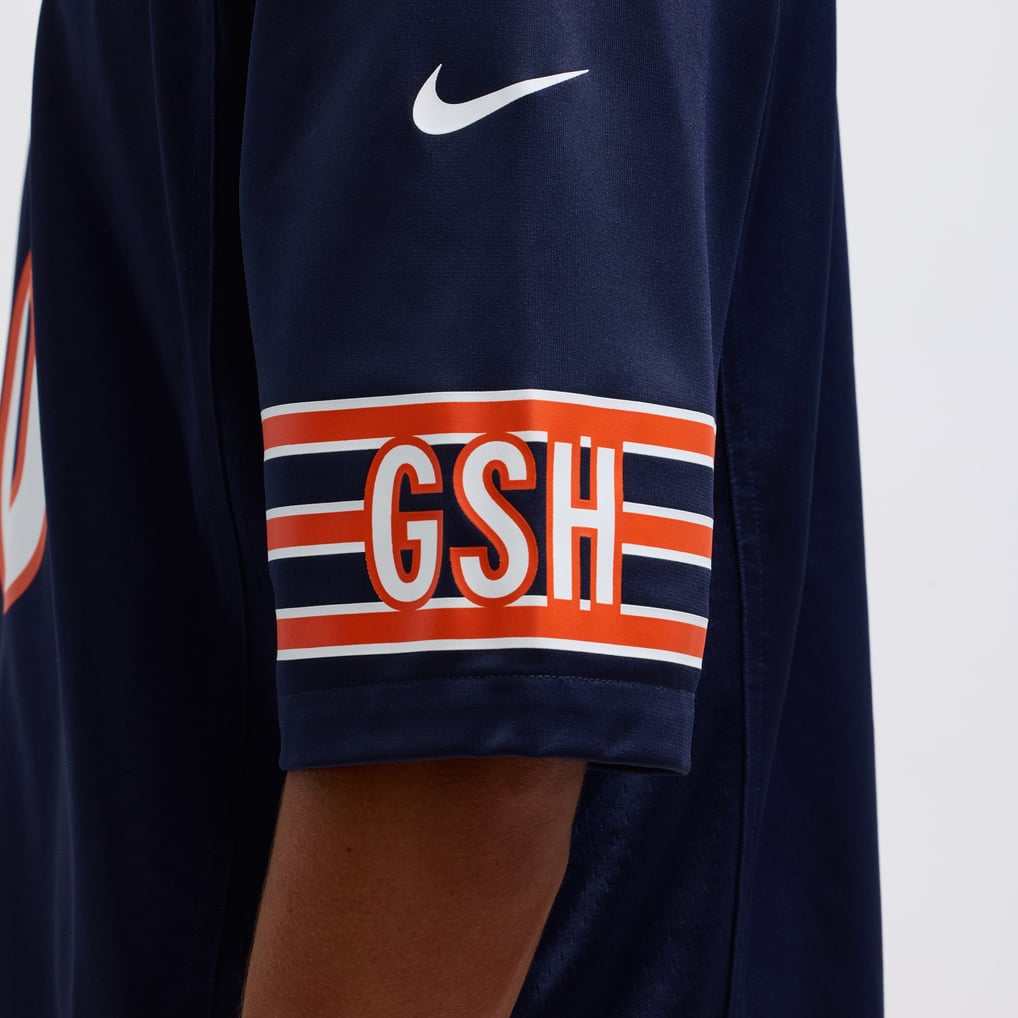 Chicago Bears Jersey 2026 Home Player Game Jersey Navy