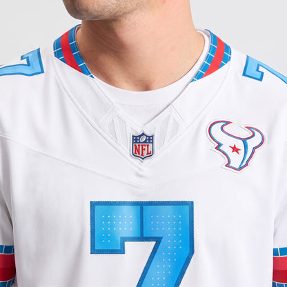 Houston Texans Jersey 2026 Rivalries Collection Stitched Limited Jersey - White