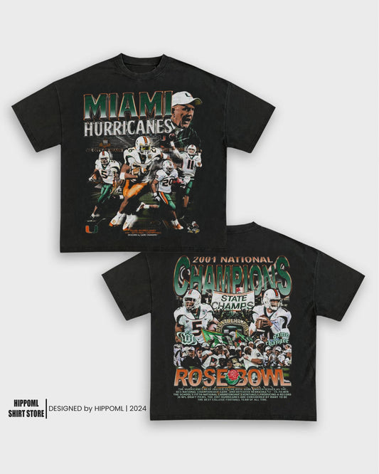 2001 NATIONAL CHAMPS - MIAMI TEE