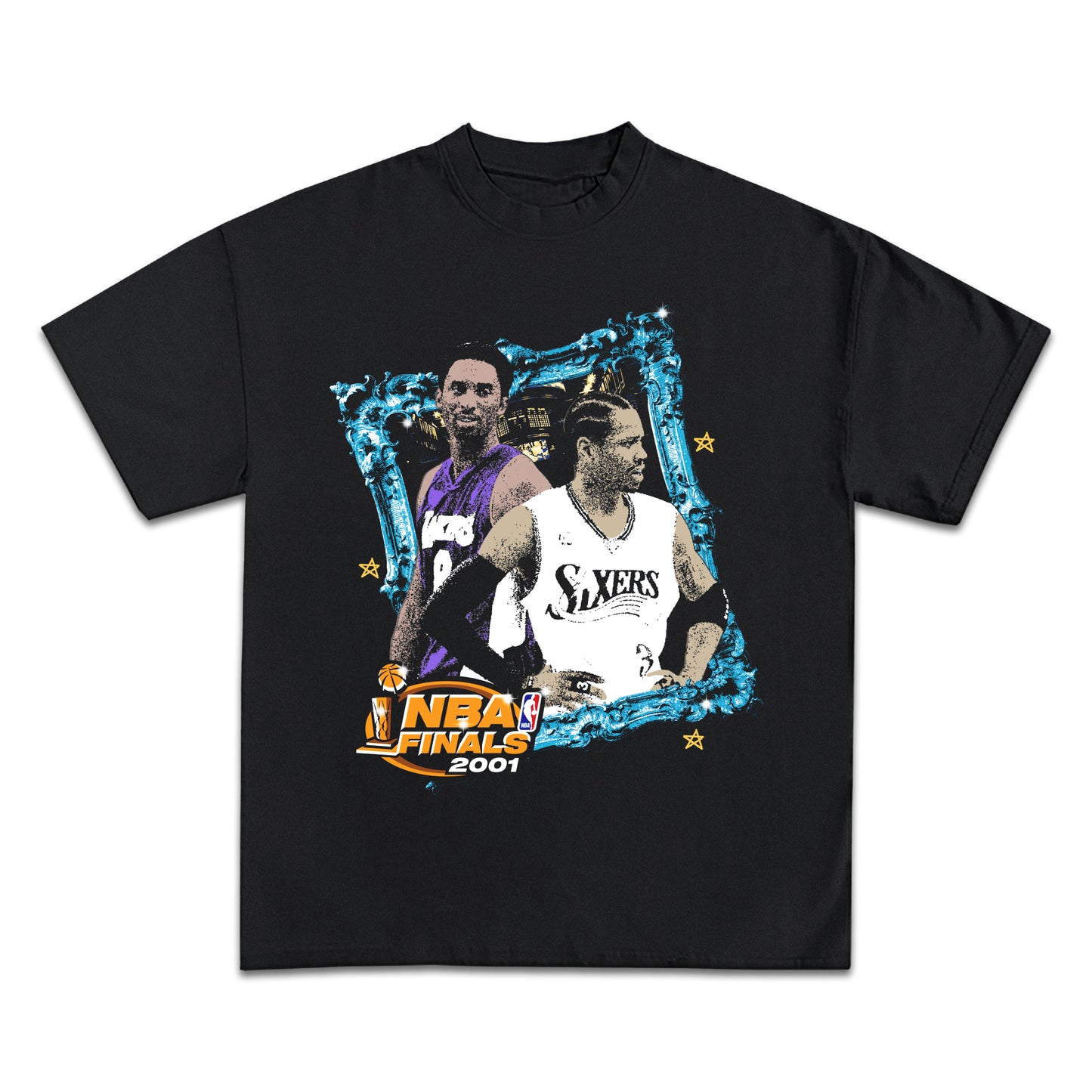 2001 NBA FINALS LAKERS VS. SIXERS T-SHIRT