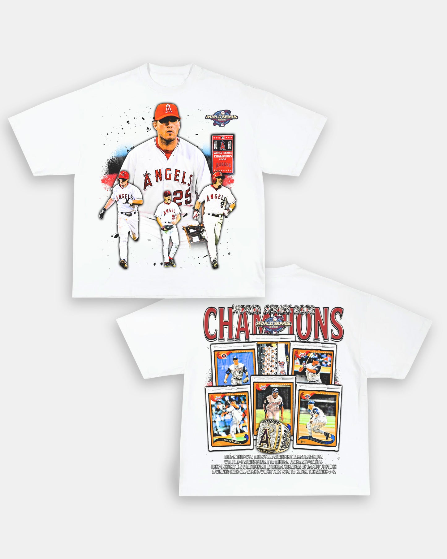 2002 WORLD SERIES CHAMPS - ANGELS TEE