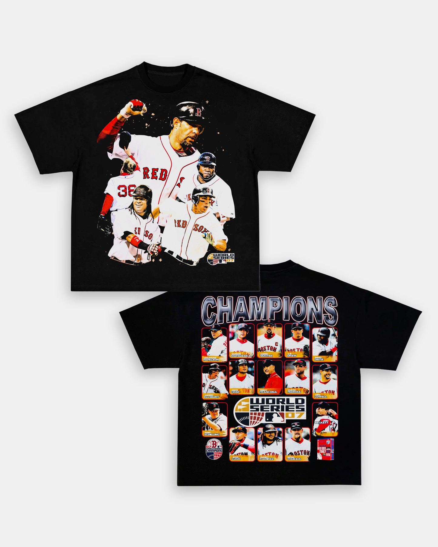 2007 WORLD SERIES CHAMPS - RED SOX TEE