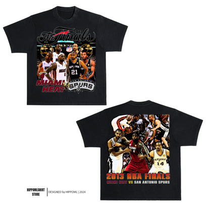 2013 NBA FINALS HEAT VS SPURS TEE