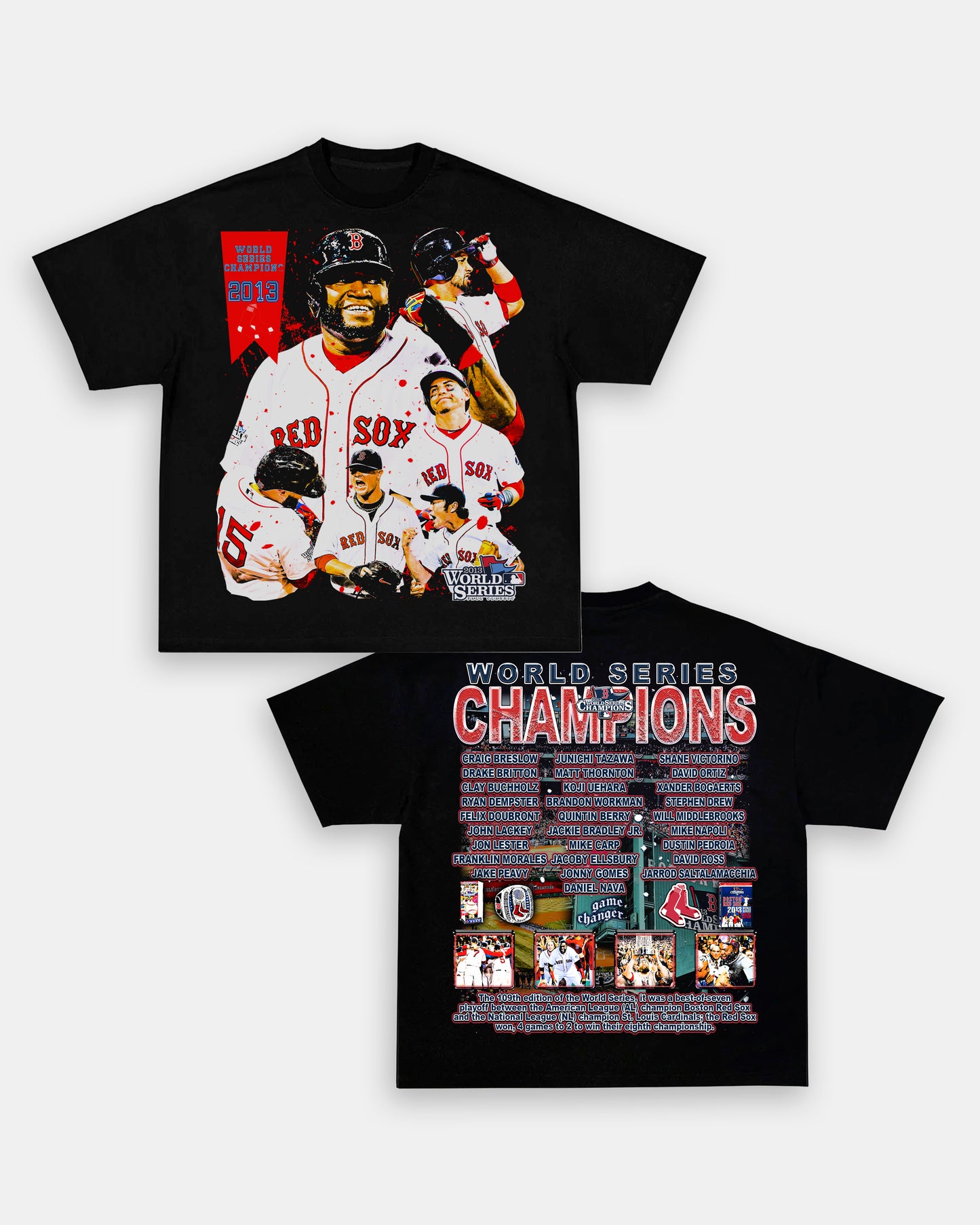 2013 WORLD SERIES CHAMPS - RED SOX TEE