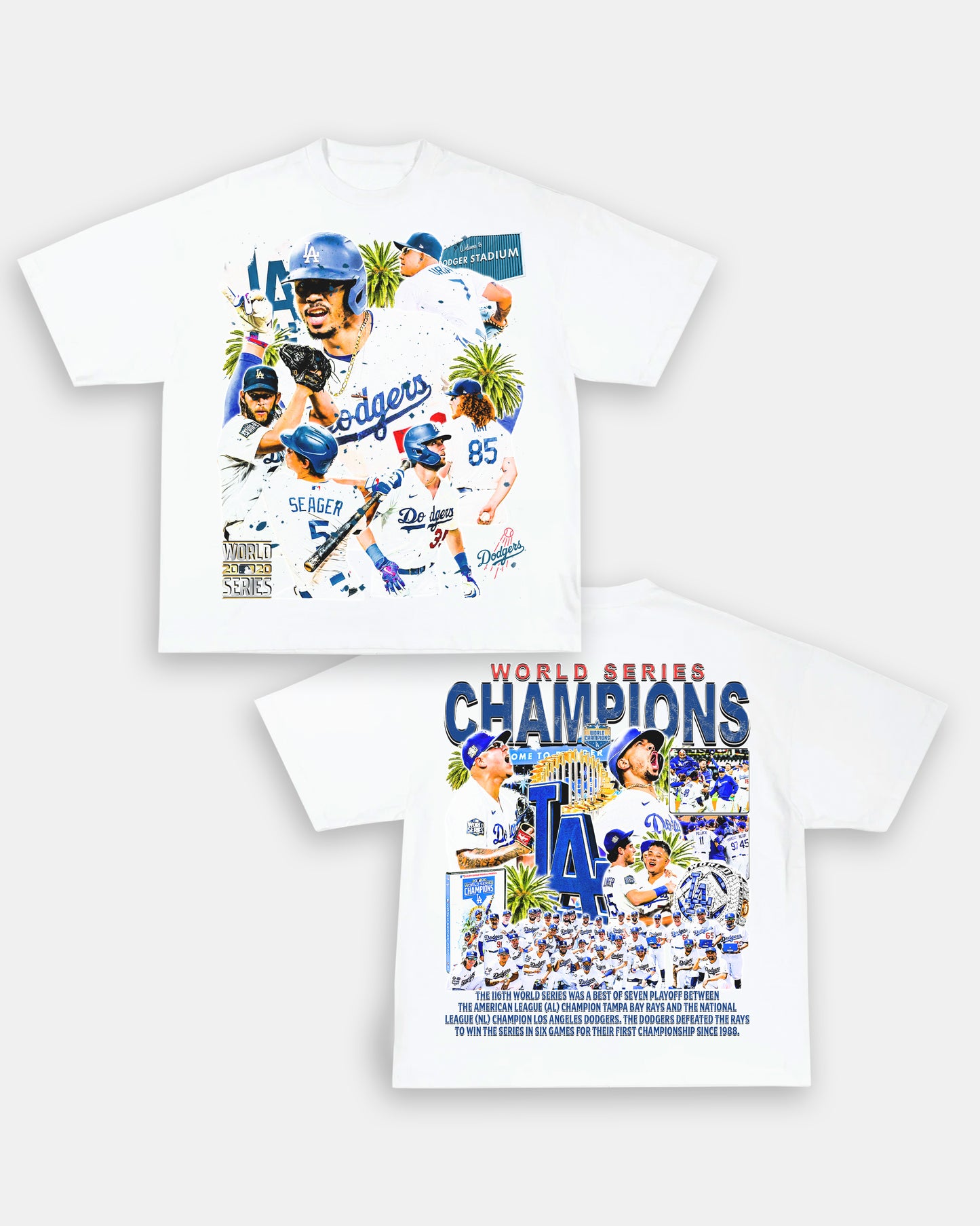 2020 WORLD SERIES CHAMPS - DODGERS TEE