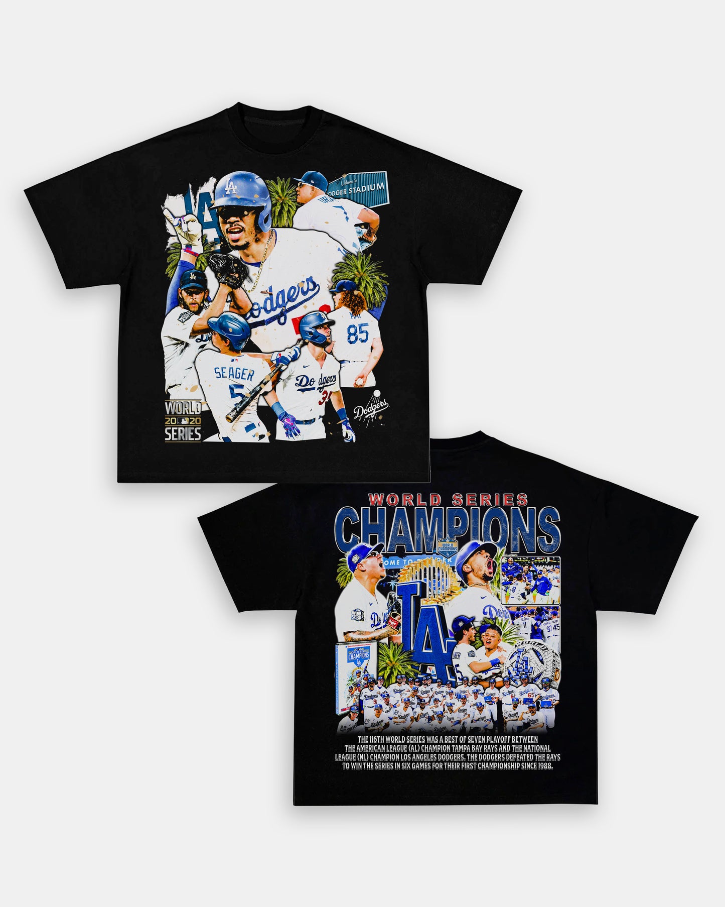 2020 WORLD SERIES CHAMPS - DODGERS TEE