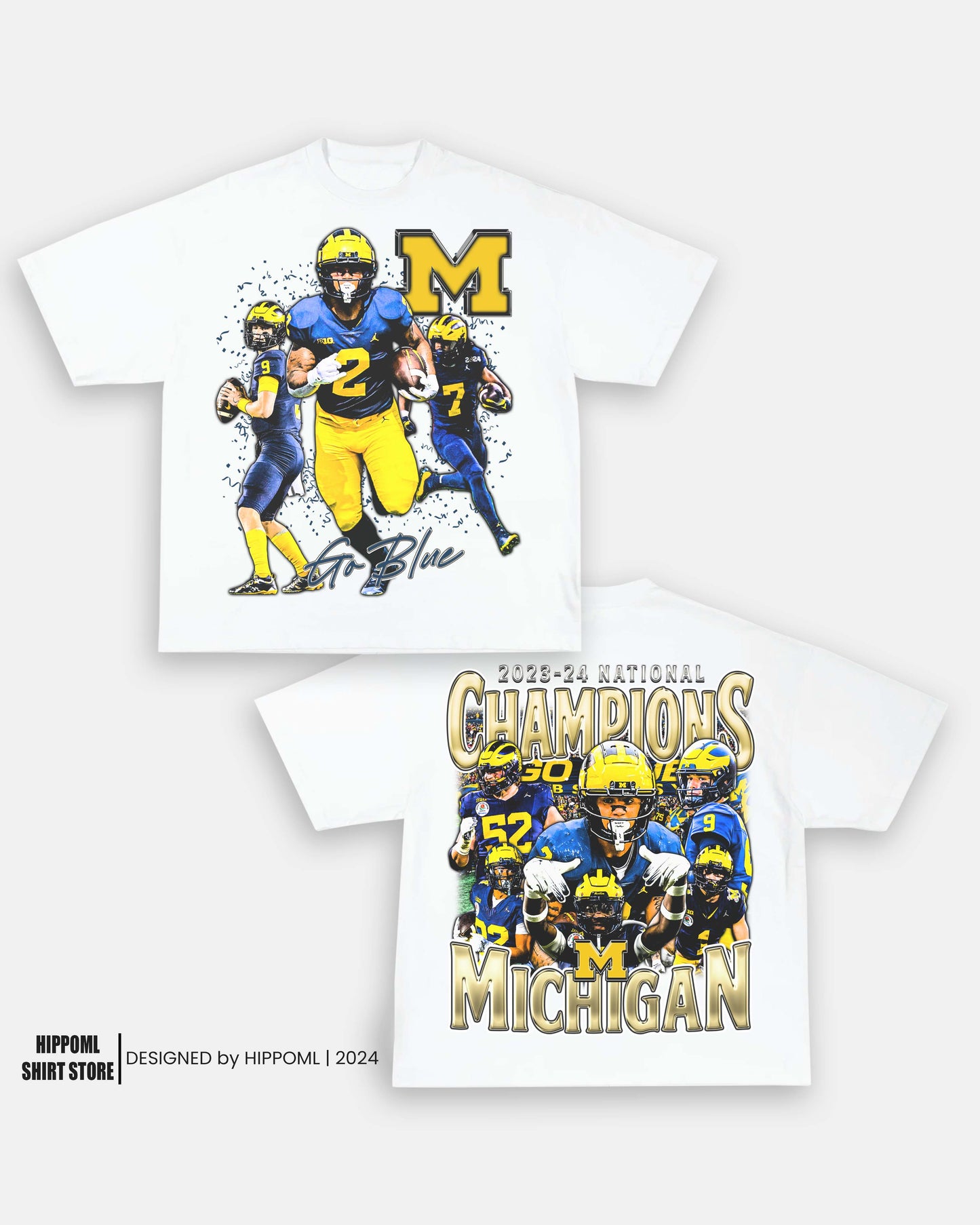 2023-24 NATIONAL CHAMPS - MICHIGAN TEE