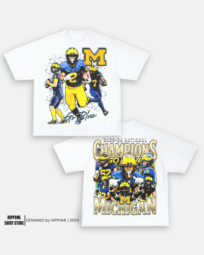 2023-24 NATIONAL CHAMPS - MICHIGAN TEE