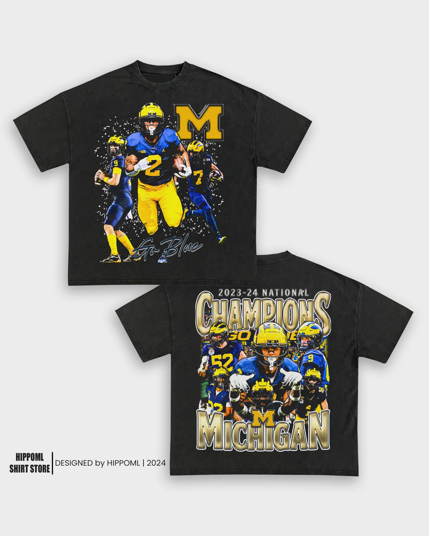 2023-24 NATIONAL CHAMPS - MICHIGAN TEE