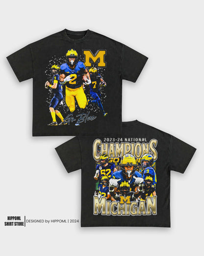 2023-24 NATIONAL CHAMPS - MICHIGAN TEE
