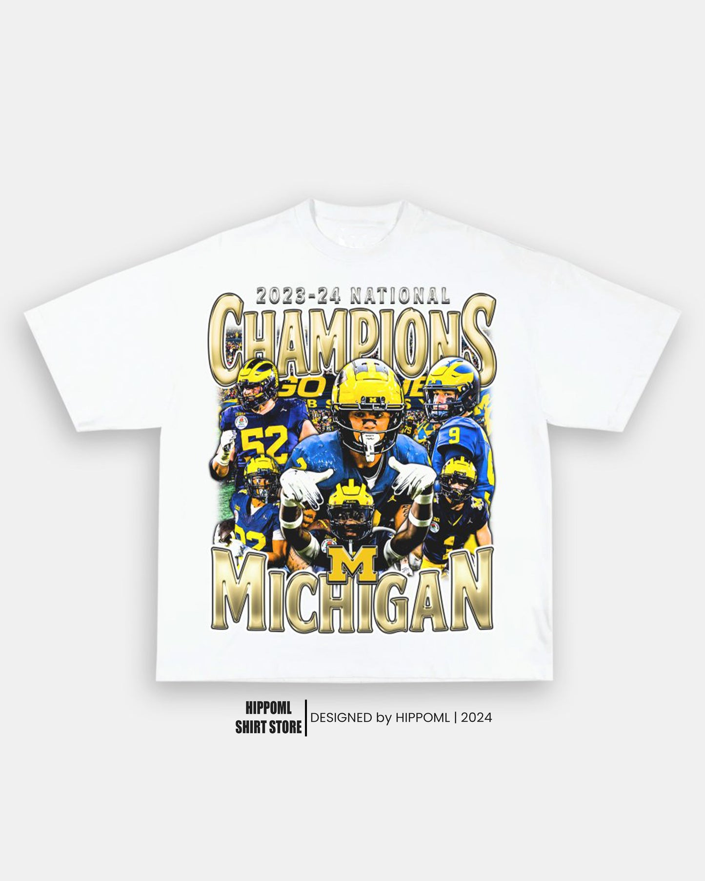 2023-24 NATIONAL CHAMPS - MICHIGAN V2 TEE