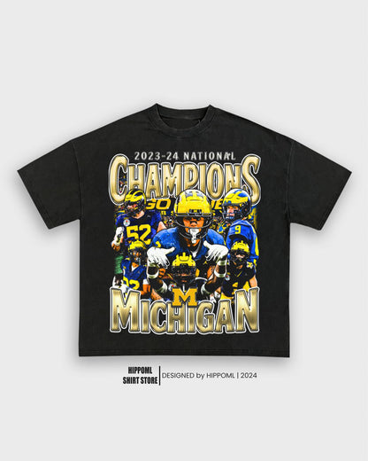 2023-24 NATIONAL CHAMPS - MICHIGAN V2 TEE