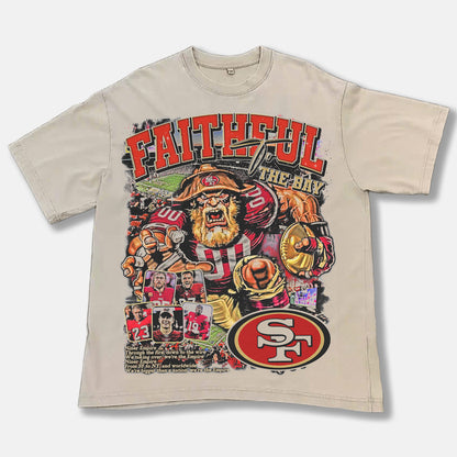 2023 49ers Font Graphic Tee