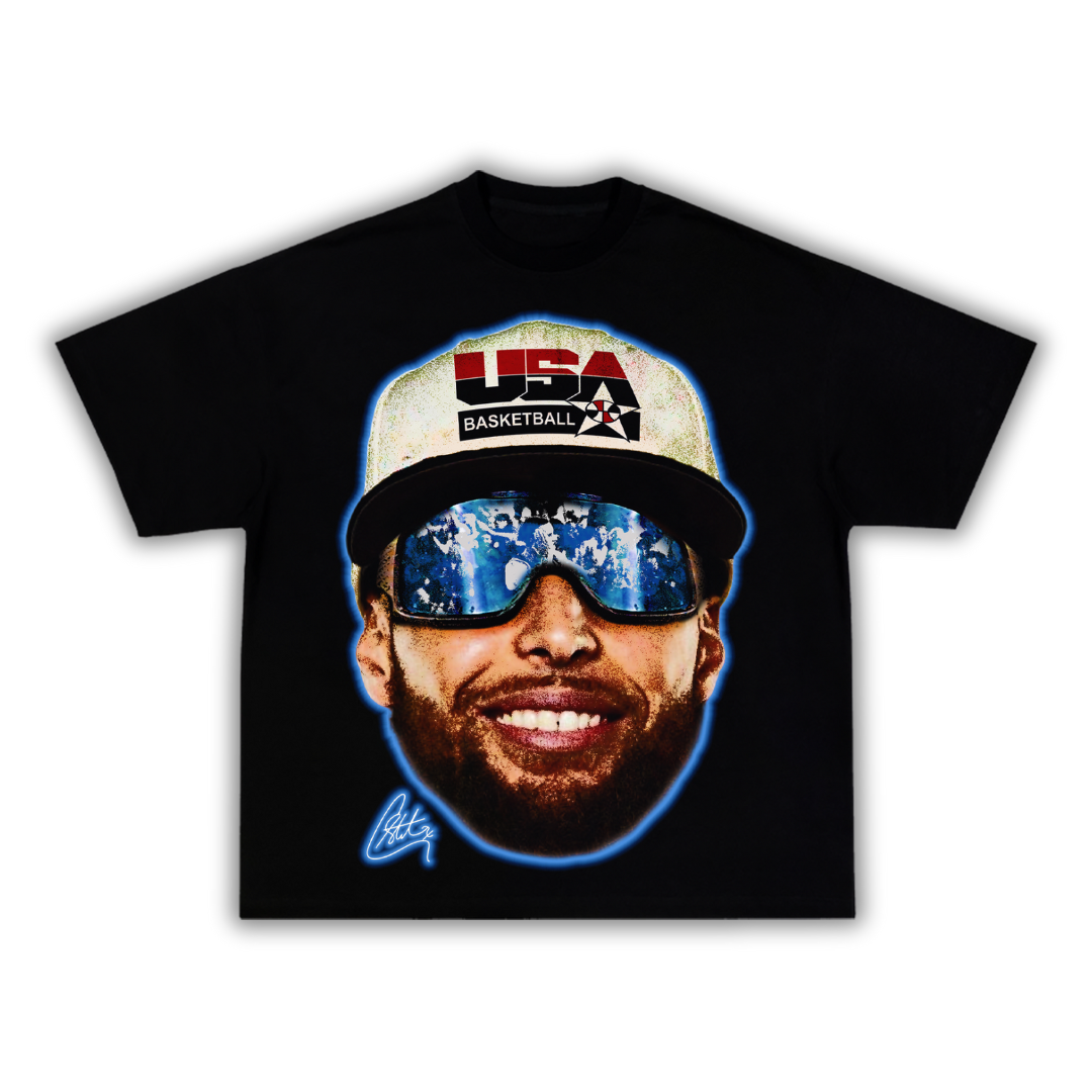 "Chef Curry" Team USA Big Face T-Shirt