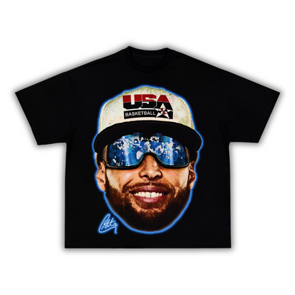 "Chef Curry" Team USA Big Face T-Shirt