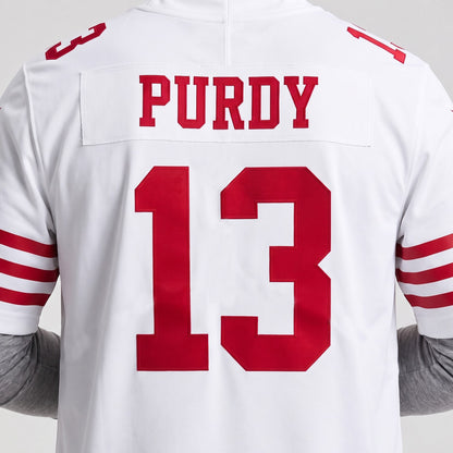 San Francisco 49ers Jersey 2026 Away Vapor F.U.S.E. Stitched Limited Jersey - White
