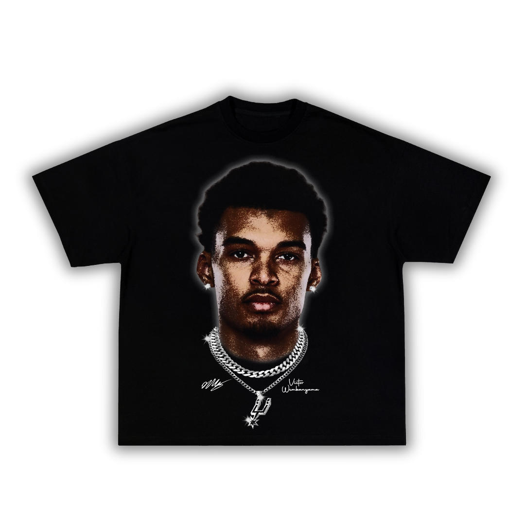 "Wemby" Big Face Bling T-Shirt