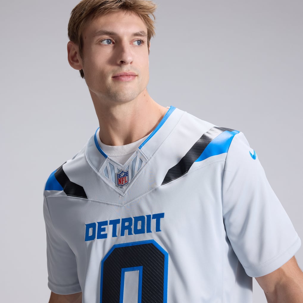 Detroit Lions Jersey 2026 Rivalries Collection Stitched Limited Jersey - Silver