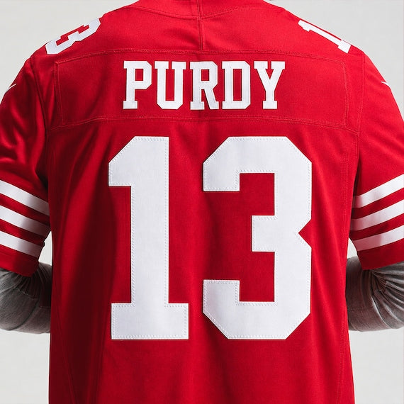 San Francisco 49ers Jersey 2026 Home Vapor F.U.S.E. Stitched Limited Jersey - Red