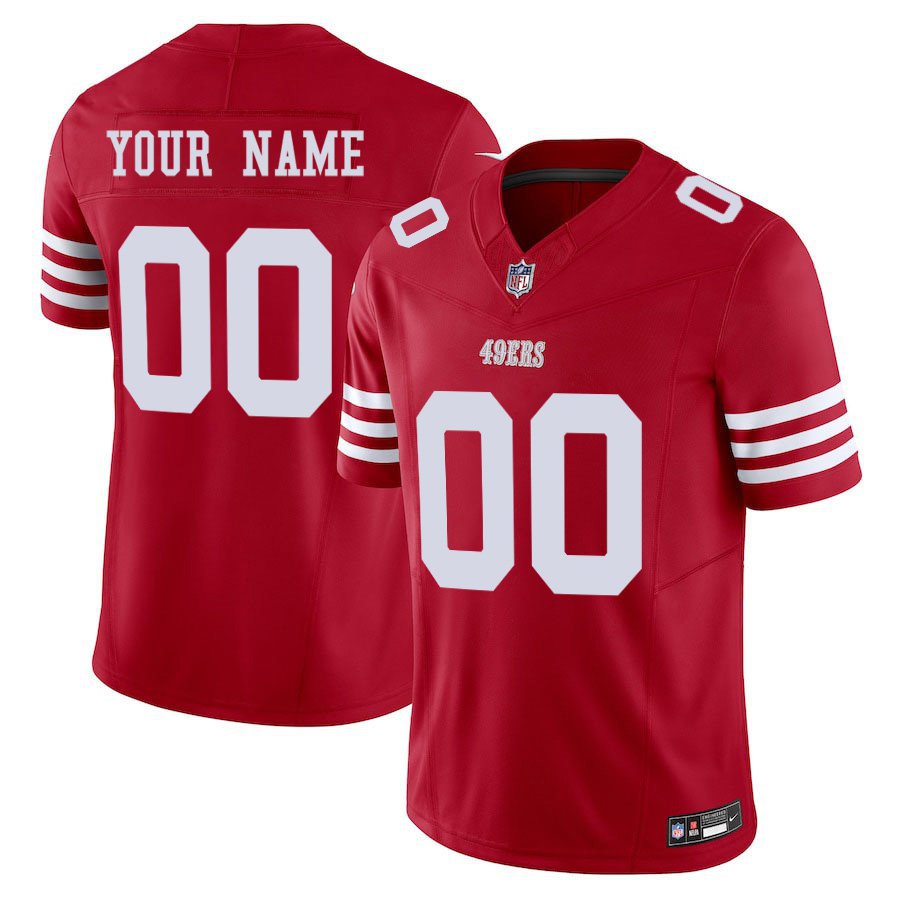 San Francisco 49ers Jersey 2026 Home Vapor F.U.S.E. Stitched Limited Jersey - Red
