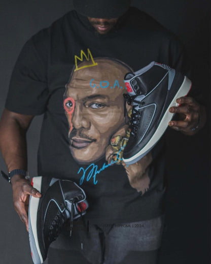 "6 Rings" Big Face Art T-Shirt