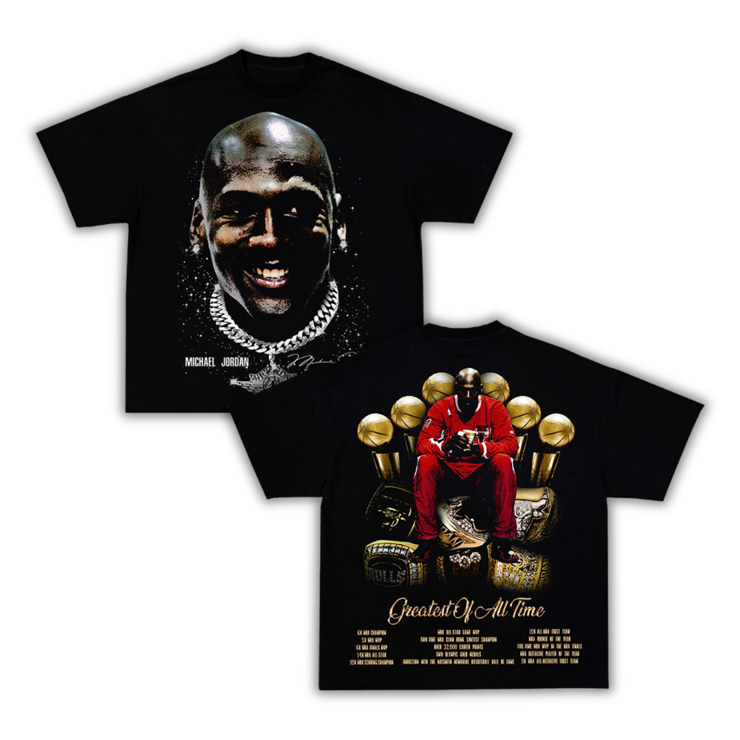 "Jordan" Big Face Bling T-Shirt