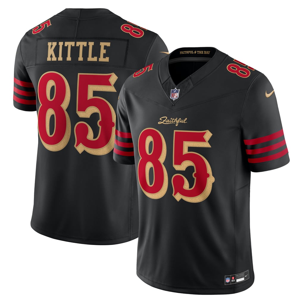 San Francisco 49ers Jersey 2026 Rivalries Collection Stitched Limited Jersey - Black