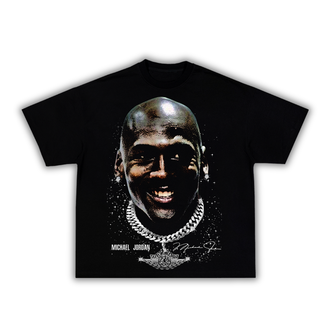 "Jordan" Big Face Bling T-Shirt