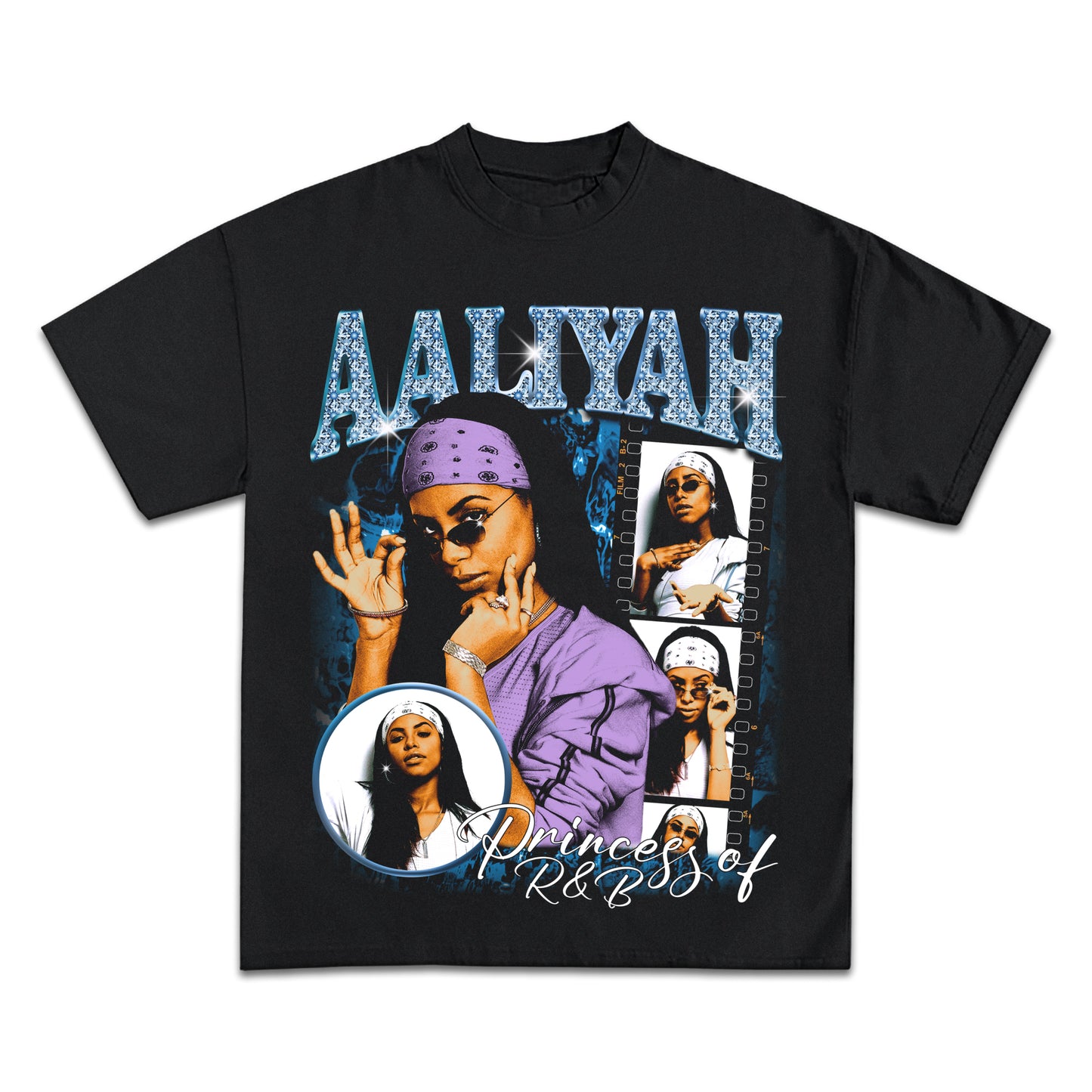 AALIYAH PRINCESS OF R&B GRAPHIC T-SHIRT