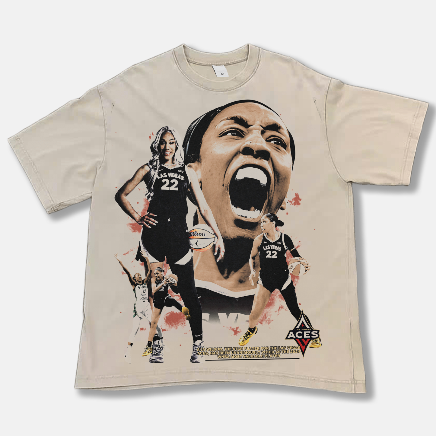 A'ja Wilson MVP Font Graphic Tee