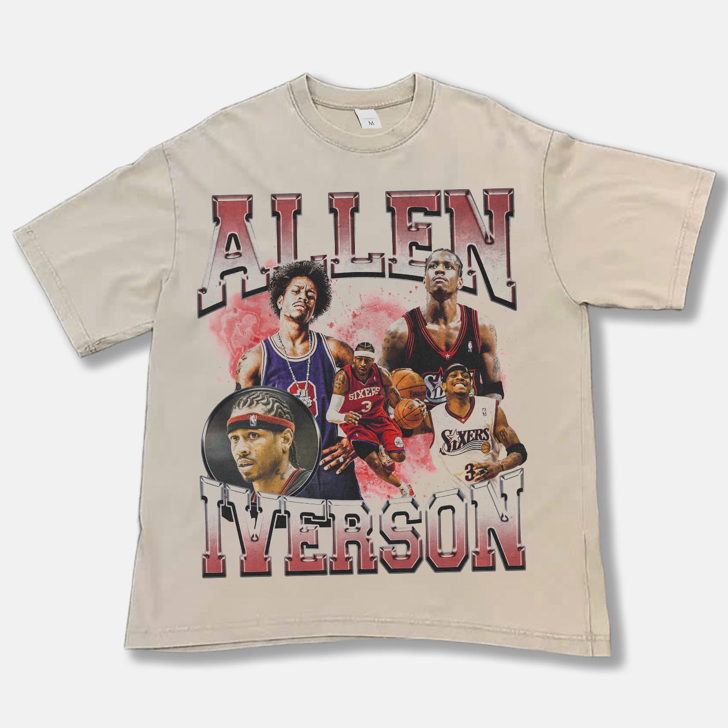 AlleAllen Iverson Font Graphic Tee