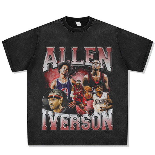 AlleAllen Iverson Font Graphic Tee