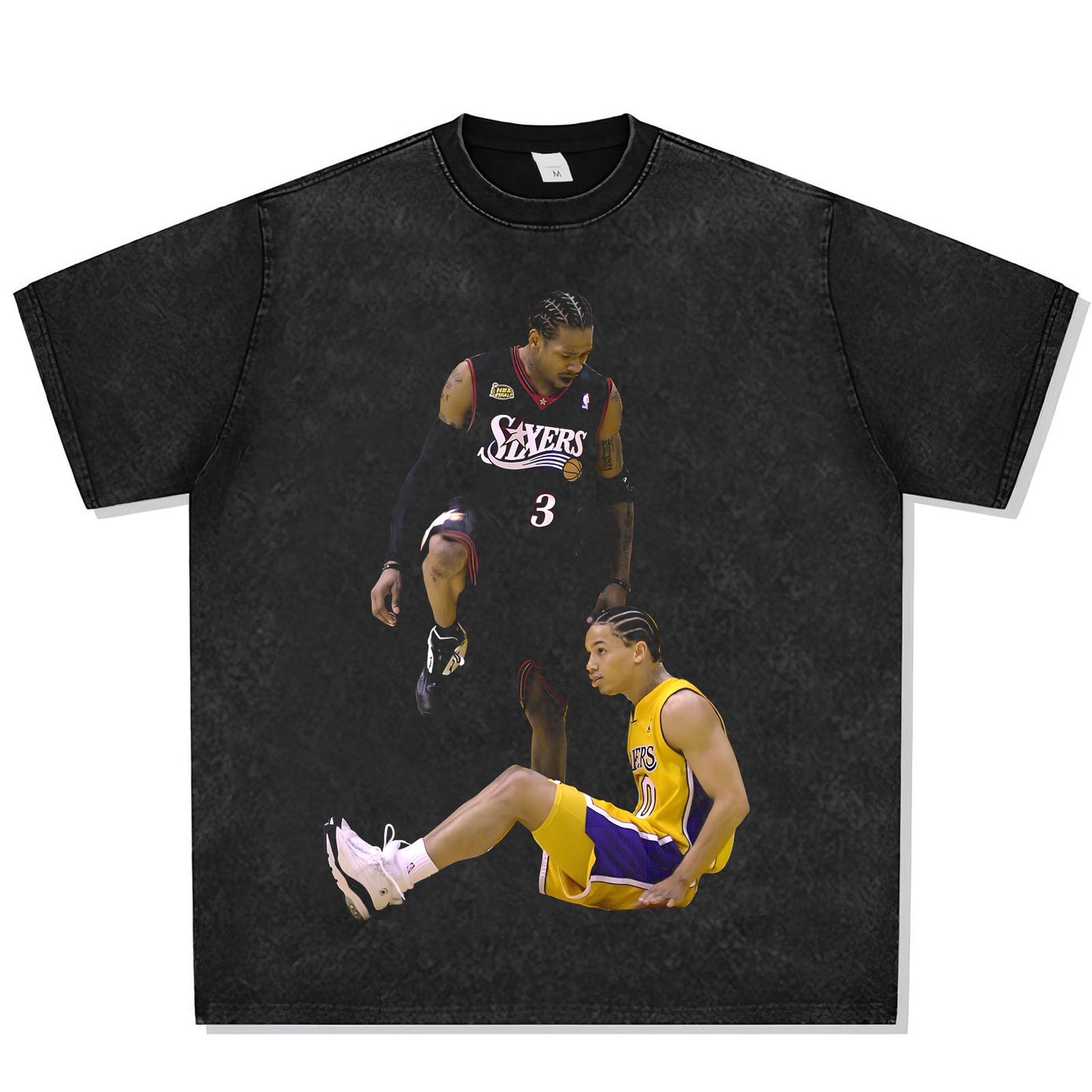 Allen Iverson Man Down Font Graphic Tee