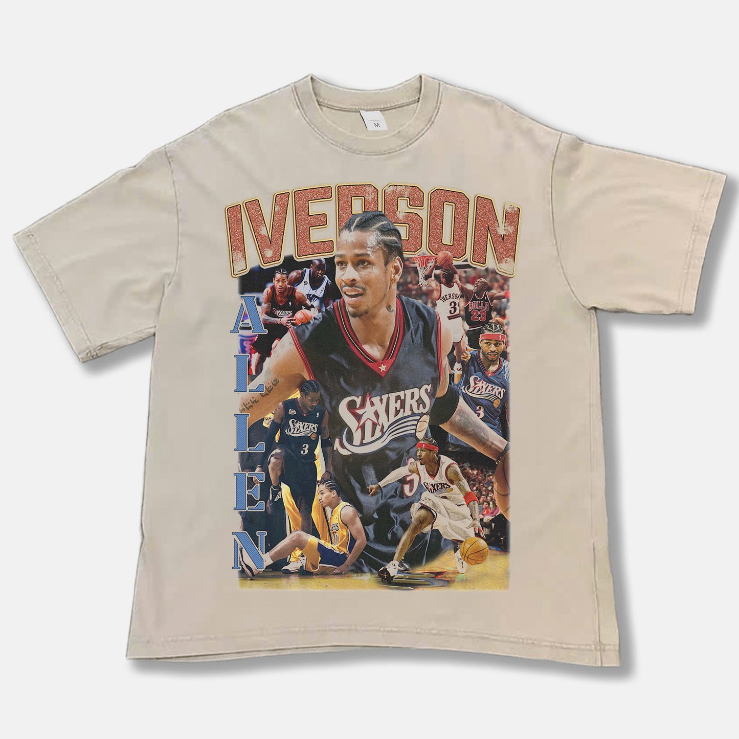 Allen Iverson Step Over Font Graphic Tee