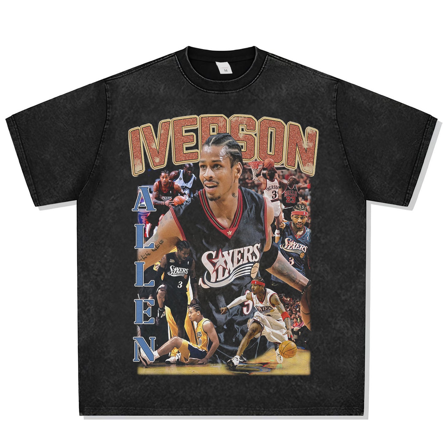 Allen Iverson Step Over Font Graphic Tee