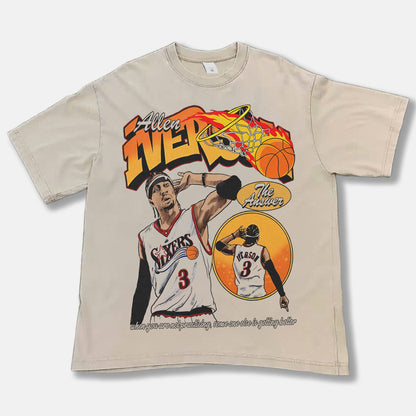 Allen Iverson Practice Font Graphic Tee