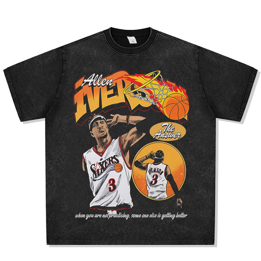 Allen Iverson Practice Font Graphic Tee