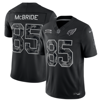 Arizona Cardinals Jersey 2026 Salute to Service Retired Player Stitched Limited Jersey - Black