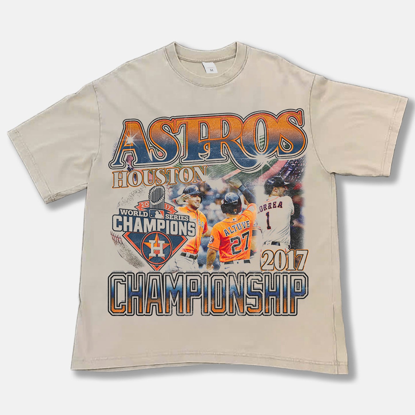 Astros 2017 World Series Font Graphic Tee